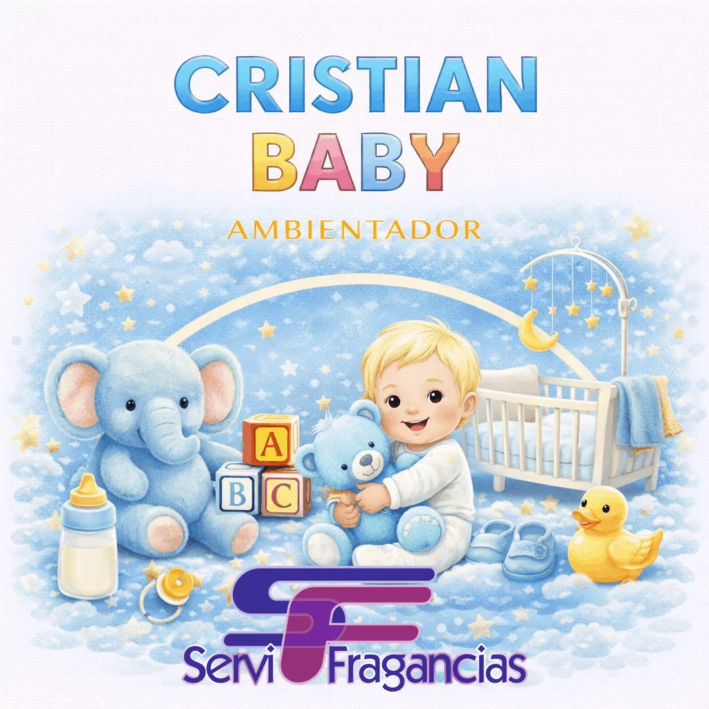 ambientador profesional cristian baby servifragancias aroma infantil