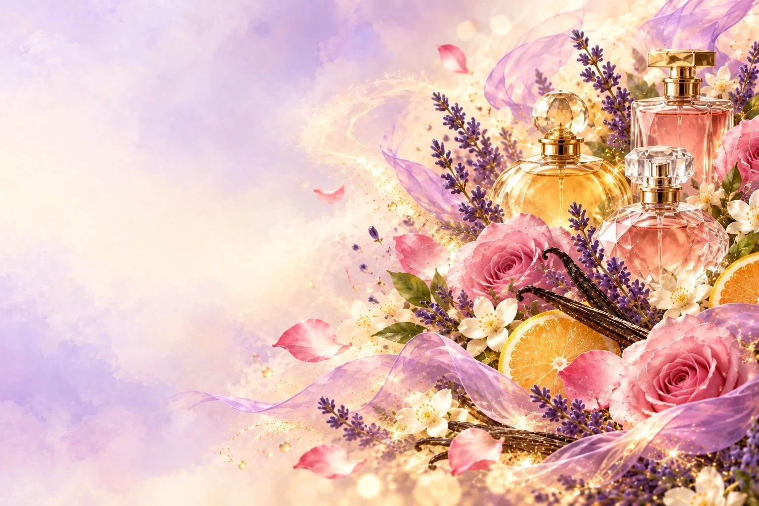 Aromas de perfume hidroalcohólicos