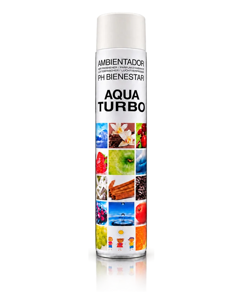 Ambientador turbo en spray aroma aqua