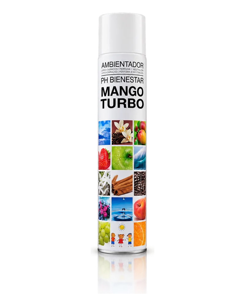 Ambientador turbo en spray aroma mango