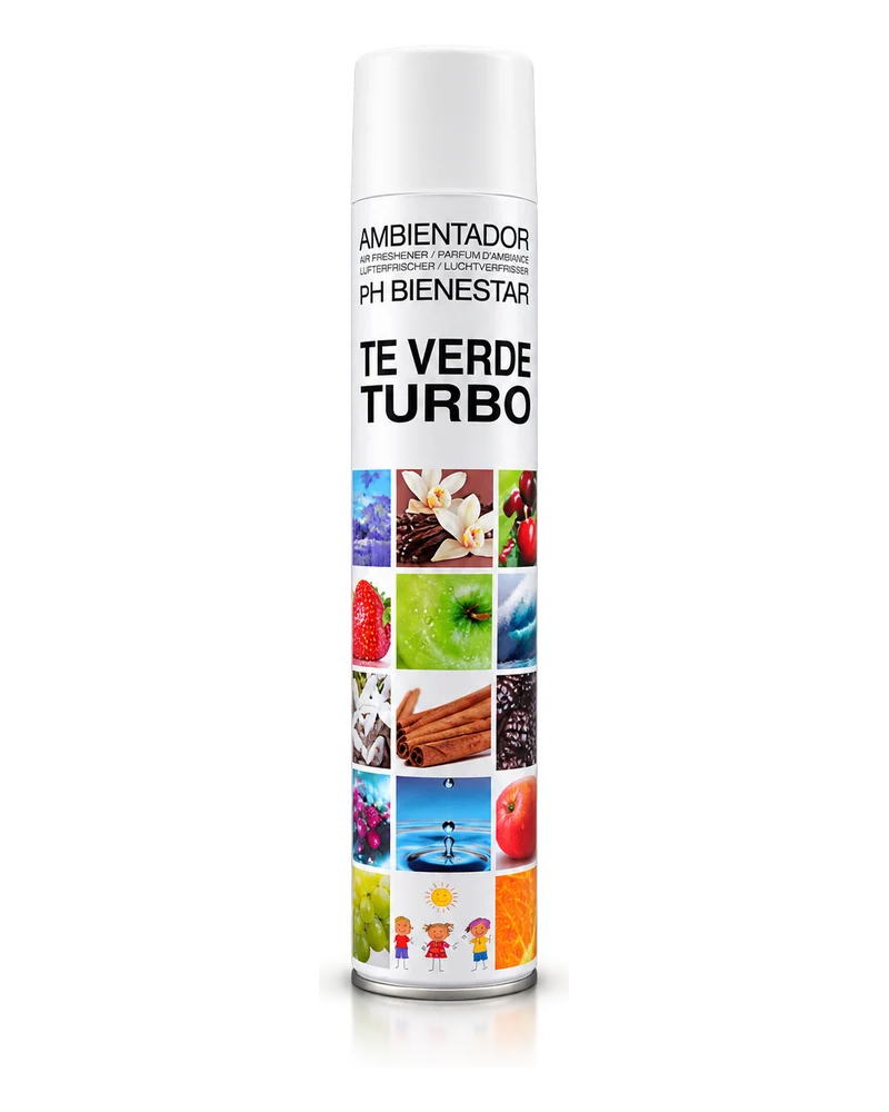 Ambientador turbo en spray aroma té verde